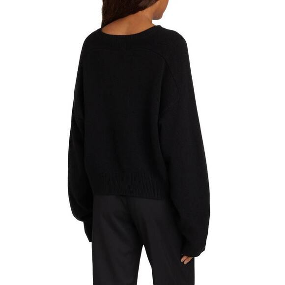Loulou Studio Anzor 100% Cashmere Sweater in Black M - Picture 3 of 5